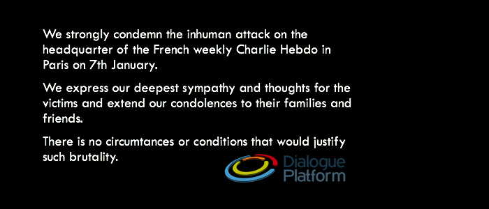 Dialogue Platform Overwhelmingly Deplores Paris Atrocity
