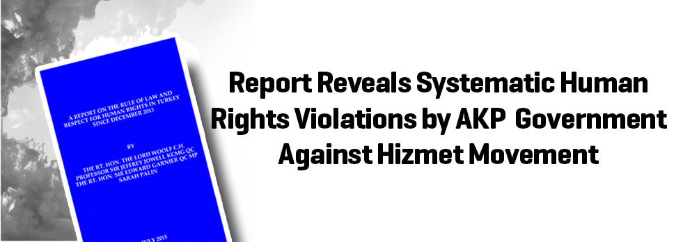 Legal Report Reveals Systematic Human Rights Violations by AKP Government Against Hizmet Movement